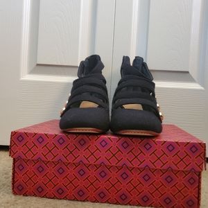 Tory Burch Marisa 40MM Strappy Pump Flannel